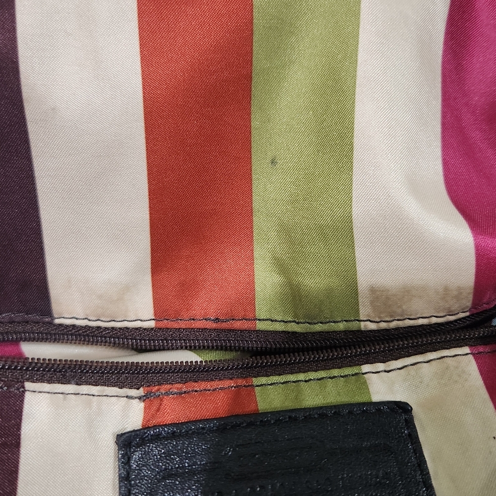 Coach Poppy Black Shimmer Convertible Crossbody - Picture 9 of 16
